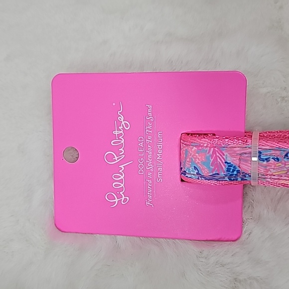Lilly Pulitzer Dog Lead Splendor in the Sand Small/Medium - Picture 3 of 5